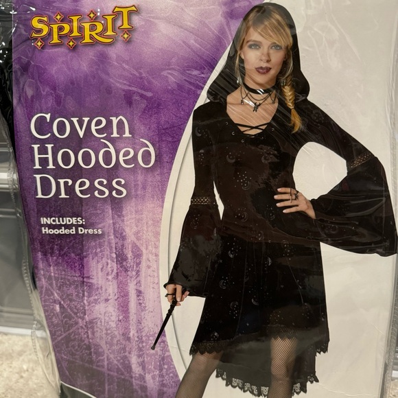Spirit Other - Coven Hooded Dress Costume Size Small 4-6